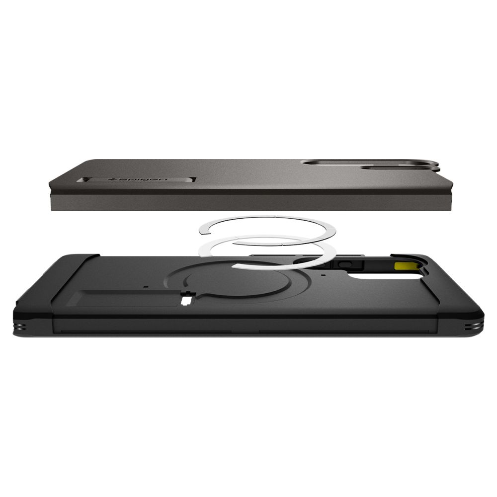 Spigen Tough Armor MagSafe case for Samsung Galaxy S25 Ultra Gunmetal