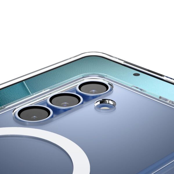 Spigen Ultra Hybrid Mag MagSafe case for Samsung Galaxy S25 Clear White