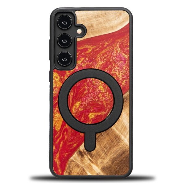 439205_oryg Bewood Unique case for Samsung Galaxy S24 Plus Neons Paris with MagSafe