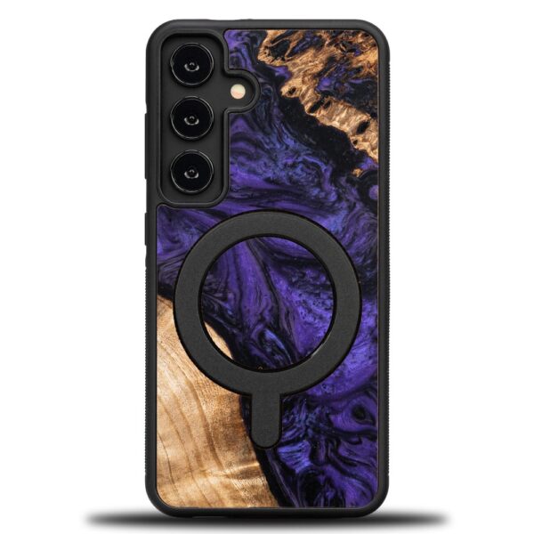 439233_oryg Bewood Unique case for Samsung Galaxy A55 5G Violet with MagSafe