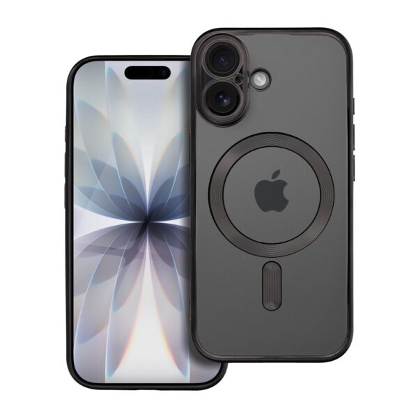 43dc7e4cbde1e6e231c7f0809e89ea49 ELECTRO MAG COVER case compatible with MagSafe for IPHONE 17 black