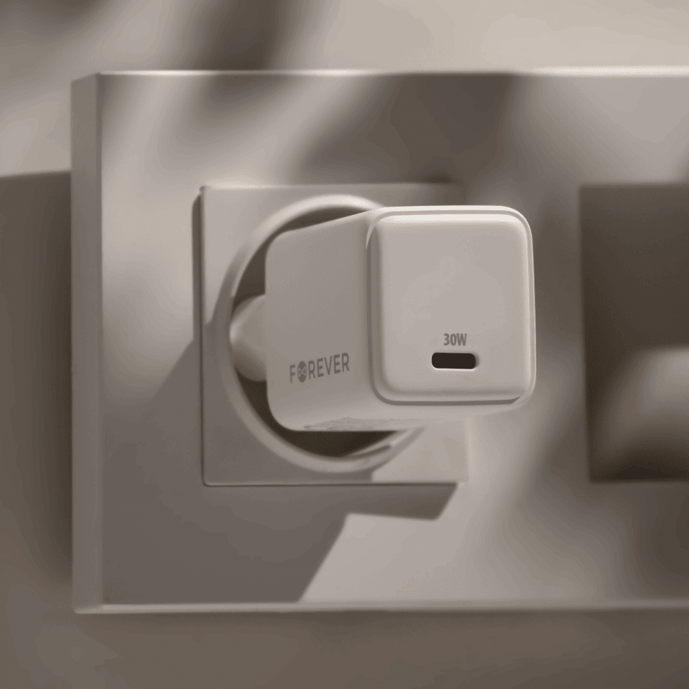 Forever TC-08-30C GaN PD charger 1x USB-C 30W white