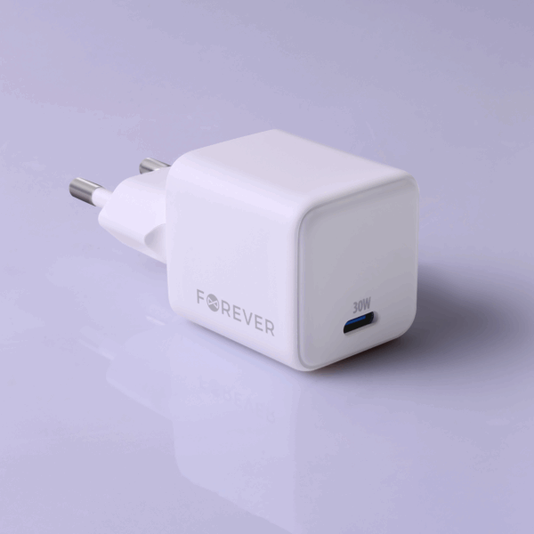 Forever TC-08-30C GaN PD charger 1x USB-C 30W white