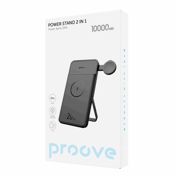 440323_oryg Proove power bank Power Stand 2 in 1 20W 10000mAh black