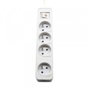 Power strip PHILIPS extension cord 4 sockets 3m 10A white
