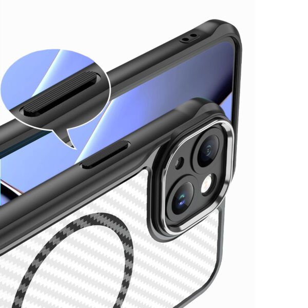 Defender Carbon Mag case for iPhone 14 6,1" black