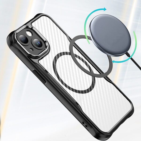 Defender Carbon Mag case for iPhone 14 6,1" black