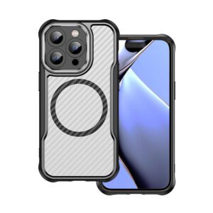 Defender Carbon Mag case for iPhone 14 Pro Max 6,7" black