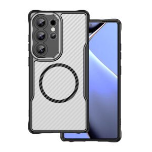 Defender Carbon Mag case for Samsung Galaxy S25 FE black