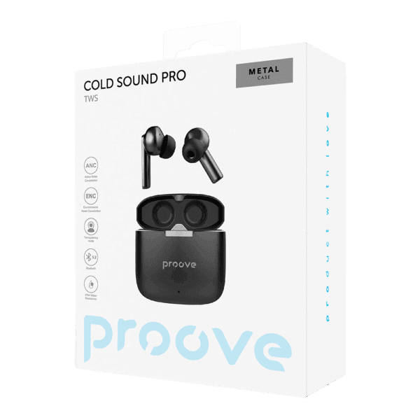 Proove wireless headphones Cold Sound Pro with ANC black
