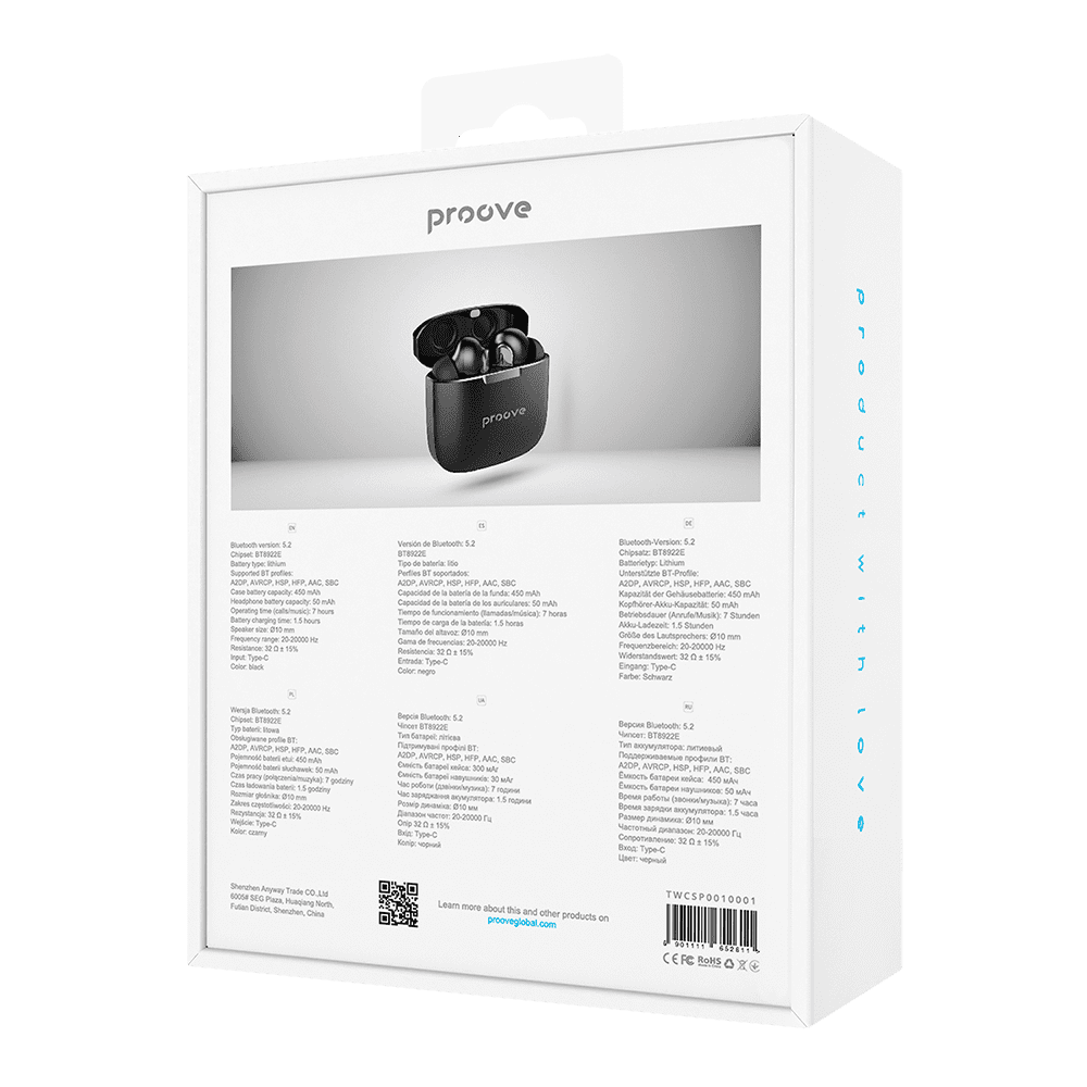 440632_oryg Proove wireless headphones Cold Sound Pro with ANC black