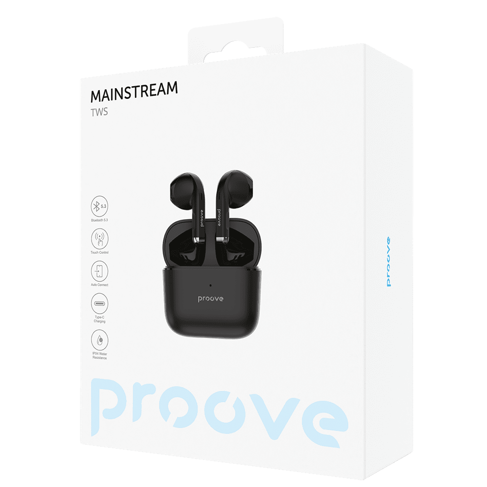Proove wireless headphones Mainstream TWS black