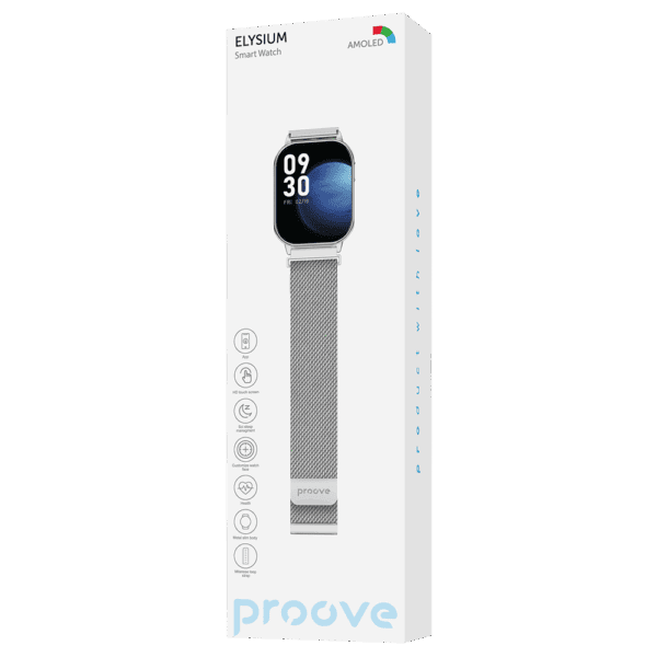 Proove smart watch Elysium silver glossy