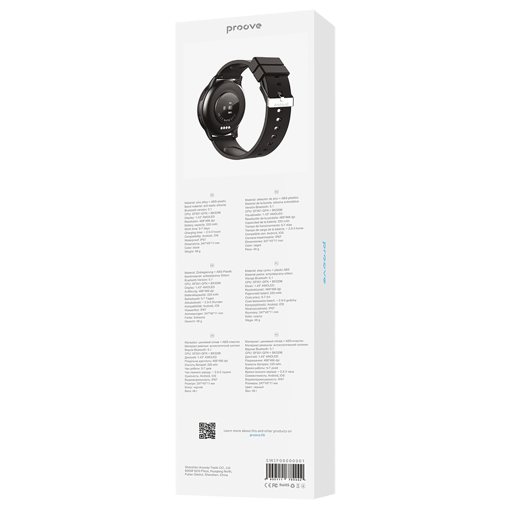 Proove smart watch Infinity black