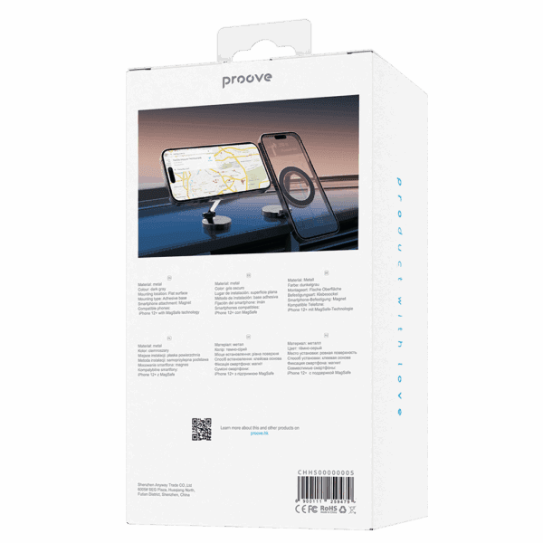 Proove ?ar Holder Hoop Stick-on Car Mount black