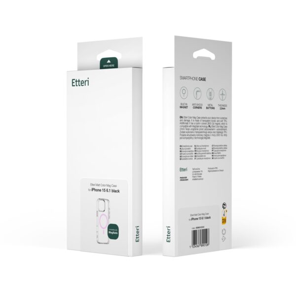 Etteri Color Mag case for iPhone 13 6,1" pink