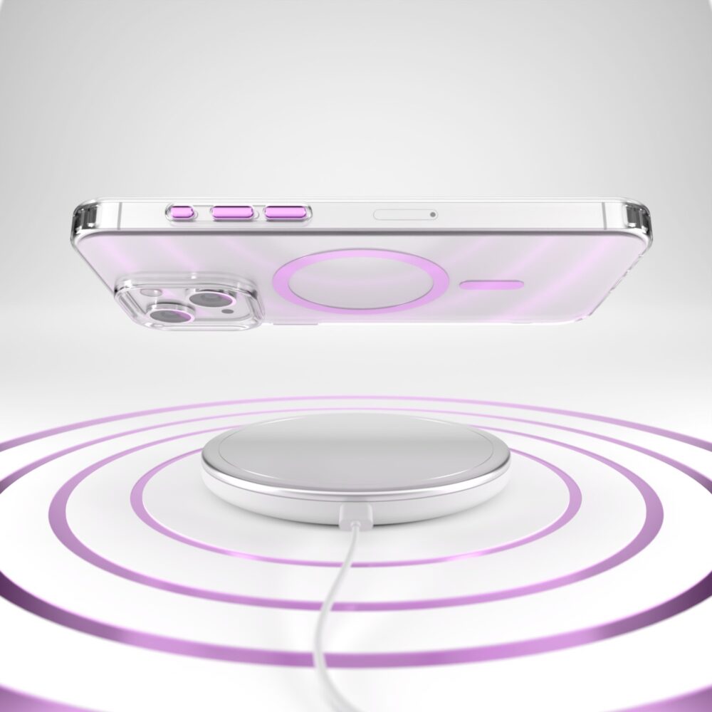 Etteri Color Mag case for iPhone 15 6,1" pink