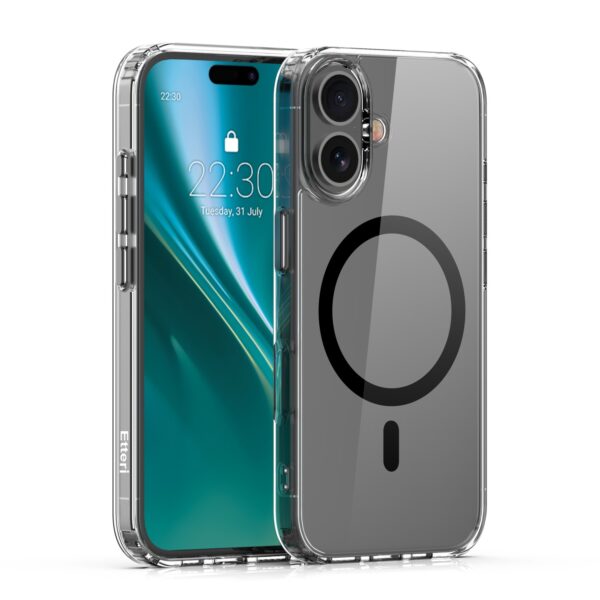 Etteri Color Mag case for iPhone 16 6,1" black