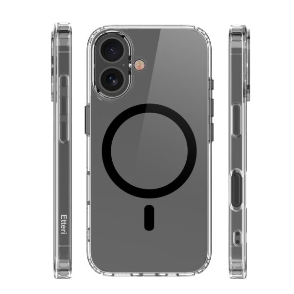 Etteri Color Mag case for iPhone 16 6,1" black