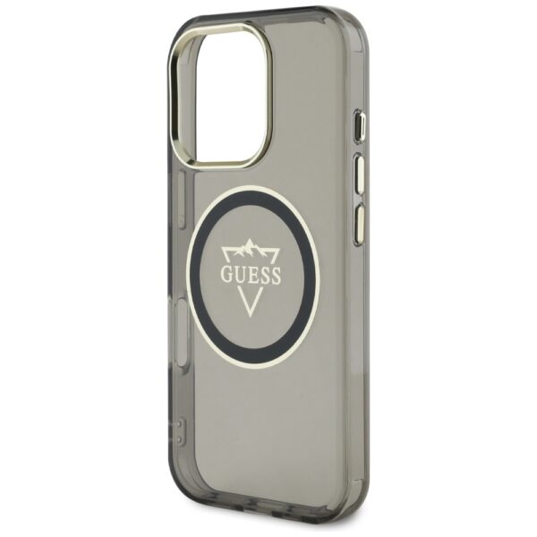 442046_oryg Guess Hardcase MagSafe IML Metal Mountain Logo Case for iPhone 16 Pro Max 6,9" Black