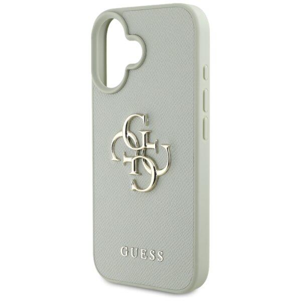 Guess Hardcase PU Grained Big 4G and Classic Logo Case for iPhone 16 6,1" Green