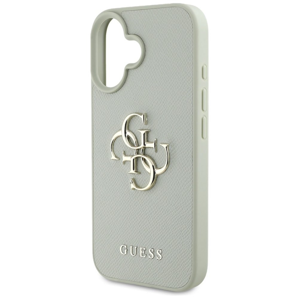 Guess Hardcase PU Grained Big 4G and Classic Logo Case for iPhone 16 6,1" Green