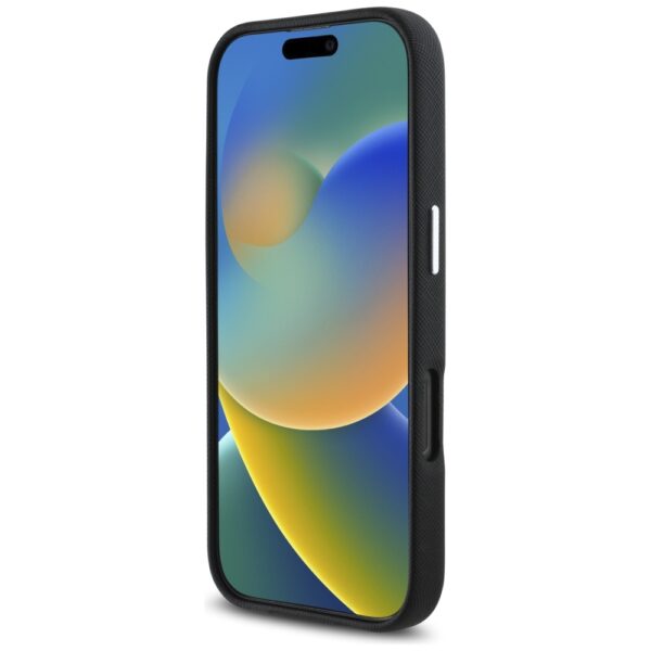 Karl Lagerfeld Hardcase MagSafe FW Saffiano Metal Logo case for iPhone 16 Pro 6,3" Black