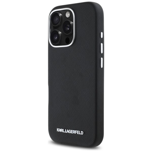 442258_oryg Karl Lagerfeld Hardcase MagSafe FW Saffiano Metal Logo case for iPhone 16 Pro Max 6,9" Black