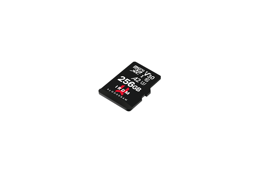 442444_oryg GoodRam memory card IRDM 256GB microSD UHS-I U3 V30 with adapter
