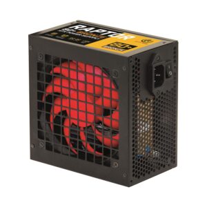 Rebeltec ATX Power Supply RAPTOR 600W 80+ Bronze, Single Rail, DC-DC