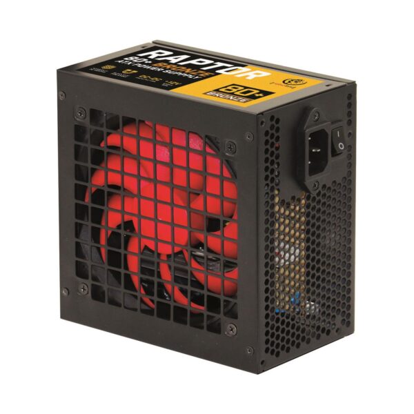 Rebeltec ATX Power Supply RAPTOR 600W 80+ Bronze, Single Rail, DC-DC