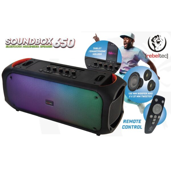 Rebeltec Speaker SoundBox 650 80W RMS