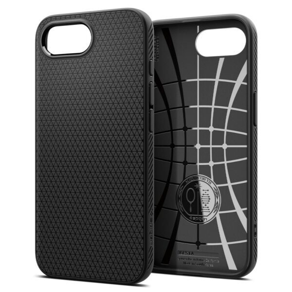 Spigen Liquid Air case for iPhone 16E Matte Black