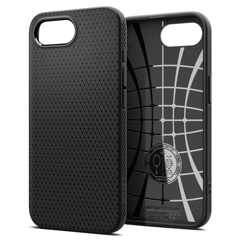 Spigen Liquid Air case for iPhone 16E Matte Black