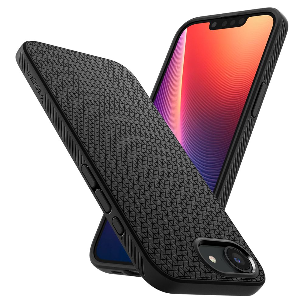 Spigen Liquid Air case for iPhone 16E Matte Black