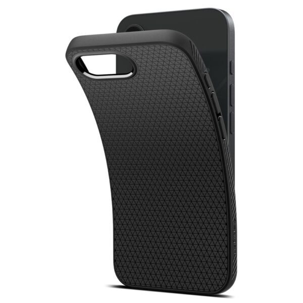 Spigen Liquid Air case for iPhone 16E Matte Black