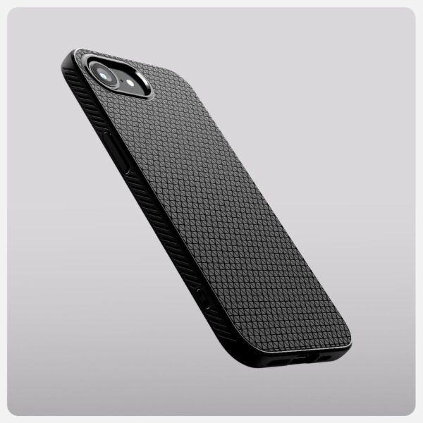 Spigen Liquid Air case for iPhone 16E Matte Black