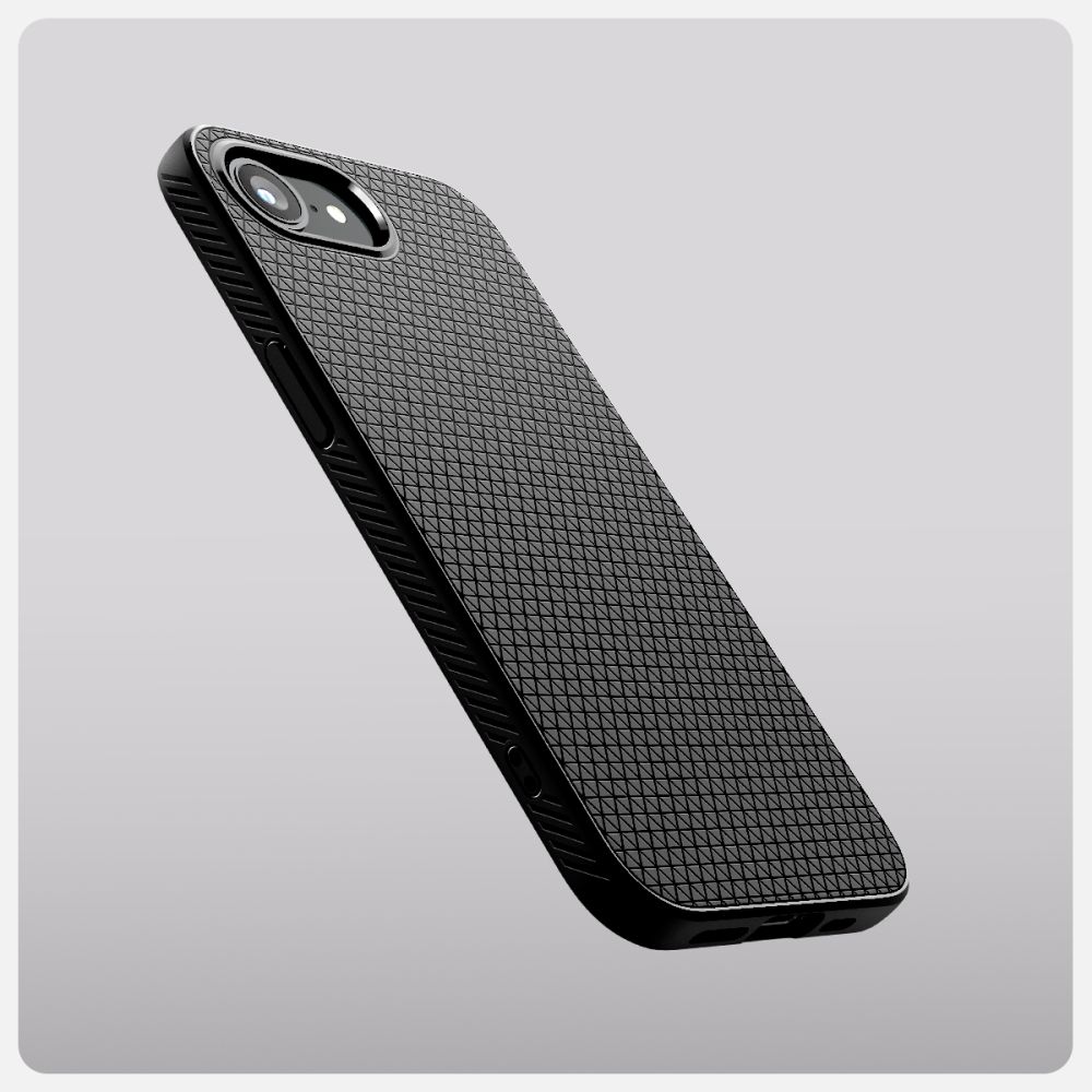 Spigen Liquid Air case for iPhone 16E Matte Black