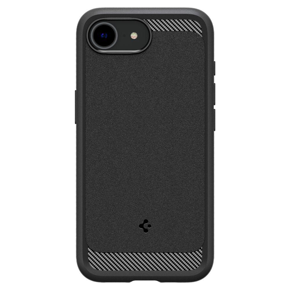 Spigen Rugged Armor Mag MagSafe case for iPhone 16E Matte Black