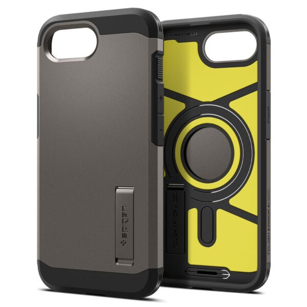 443741_oryg Spigen Tough Armor Mag MagSafe case for iPhone 16E Gunmetal