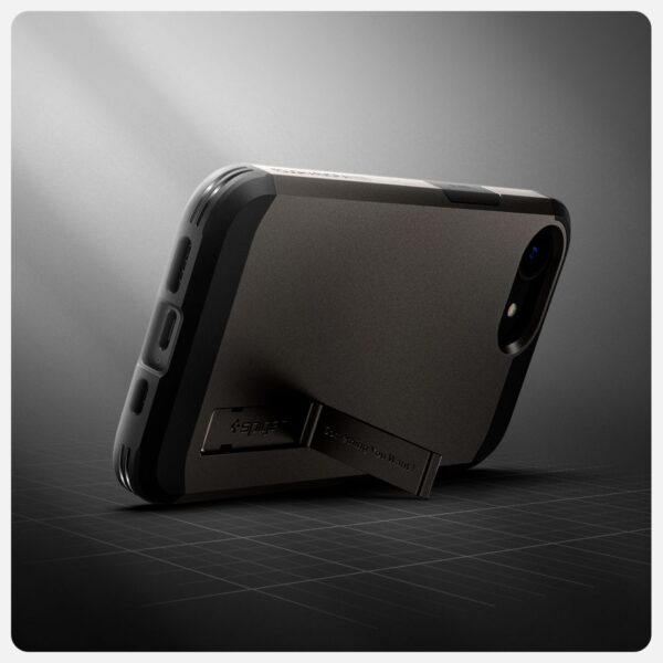 443752_oryg Spigen Tough Armor Mag MagSafe case for iPhone 16E Gunmetal