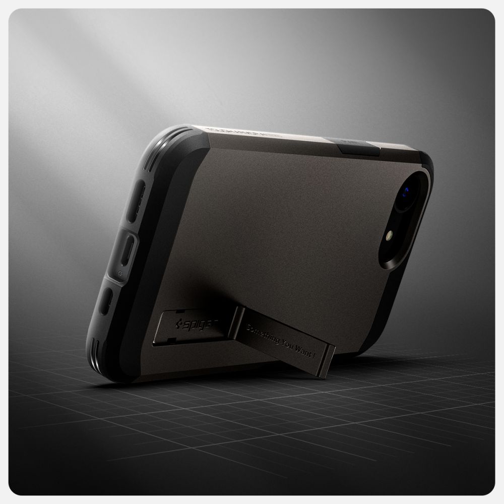 443752_oryg Spigen Tough Armor Mag MagSafe case for iPhone 16E Gunmetal