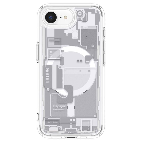 443777_oryg Spigen Ultra Hybrid Mag MagSafe Case for iPhone 16E Zero One White