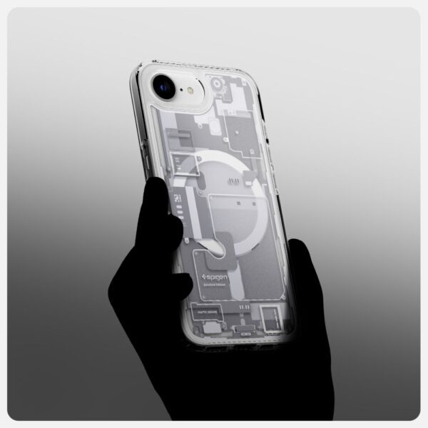 443785_oryg Spigen Ultra Hybrid Mag MagSafe Case for iPhone 16E Zero One White