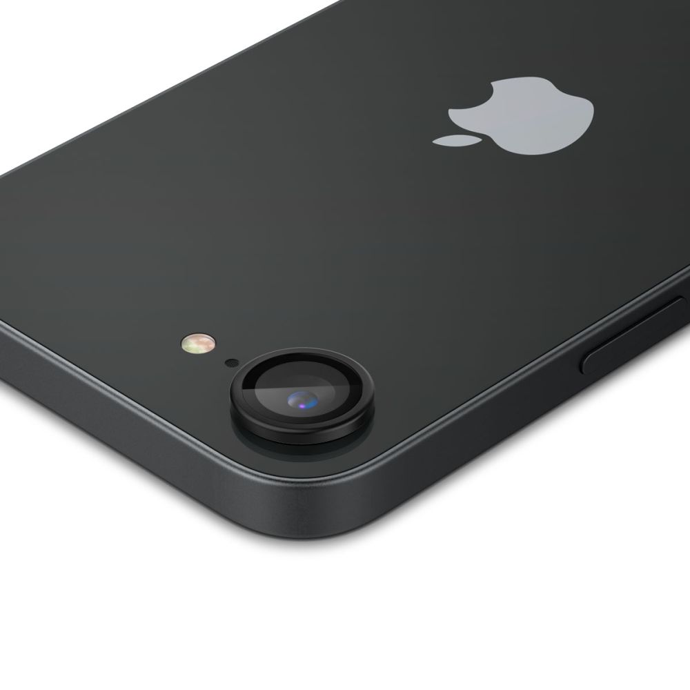 443811_oryg Spigen Optik Pro Glas.tR "EZ Fit" Camera Protector 2-Pack for iPhone 16E Black