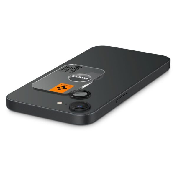 443812_oryg Spigen Optik Pro Glas.tR "EZ Fit" Camera Protector 2-Pack for iPhone 16E Black