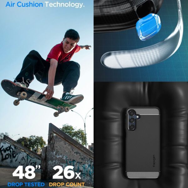 443844_oryg Spigen Rugged Armor case for Samsung Galaxy A16 4G / 5G Matte Black