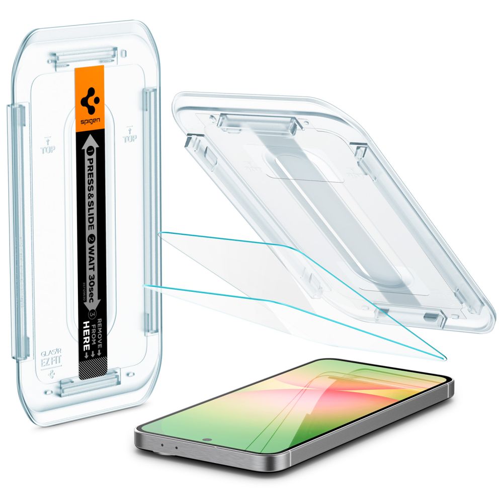 443873_oryg Spigen Glas.tR "EZ Fit" 2-Pack Tempered Glass for Samsung Galaxy A56 5G / S24 FE Transparent