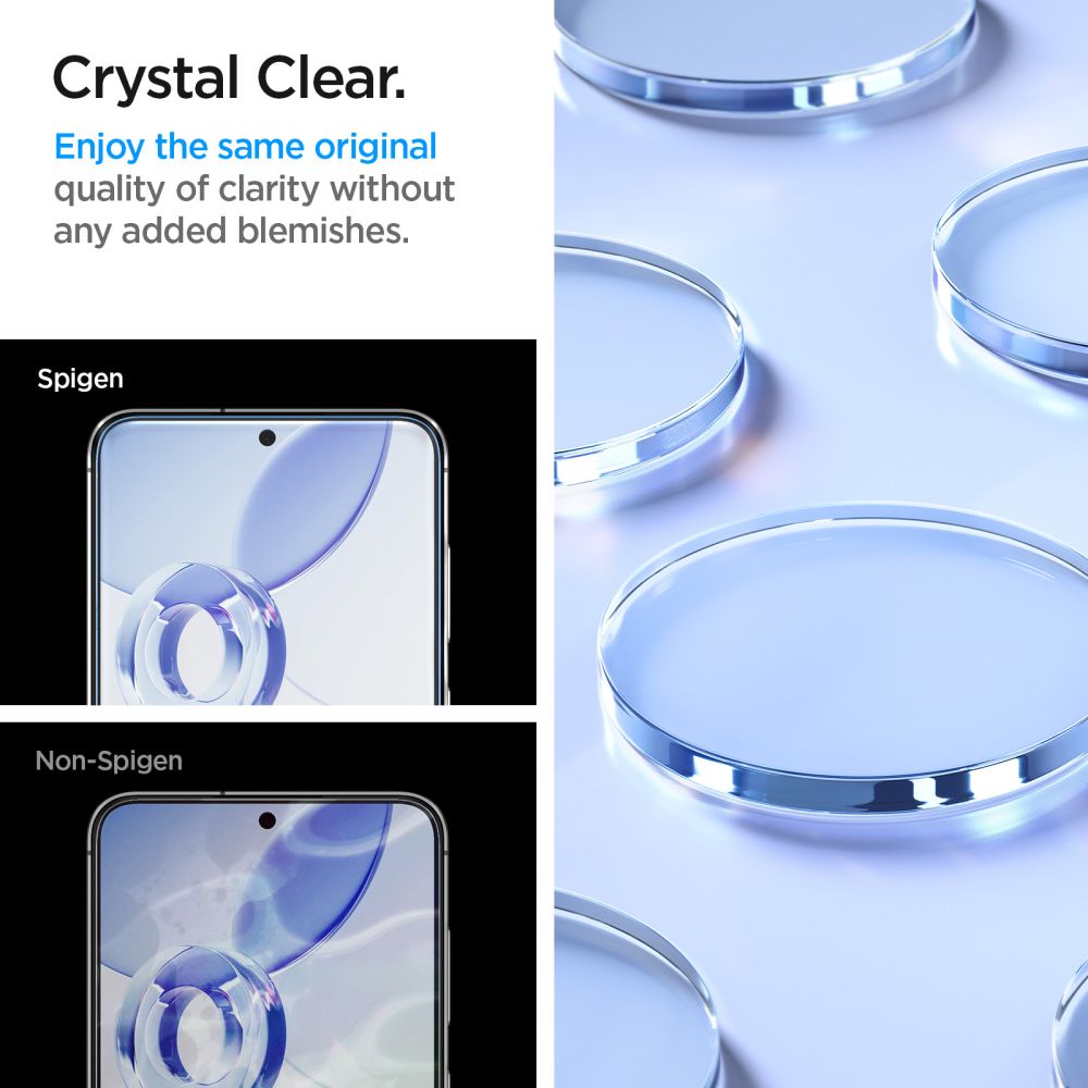 443883_oryg Spigen Glas.tR "EZ Fit" 2-Pack Tempered Glass for Samsung Galaxy A56 5G / S24 FE Transparent