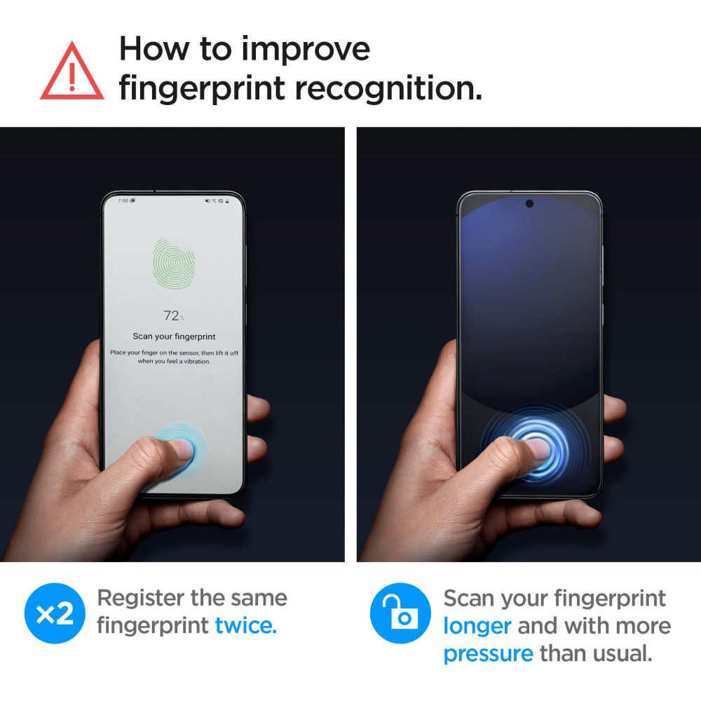 443885_oryg Spigen Glas.tR "EZ Fit" 2-Pack Tempered Glass for Samsung Galaxy A56 5G / S24 FE Transparent